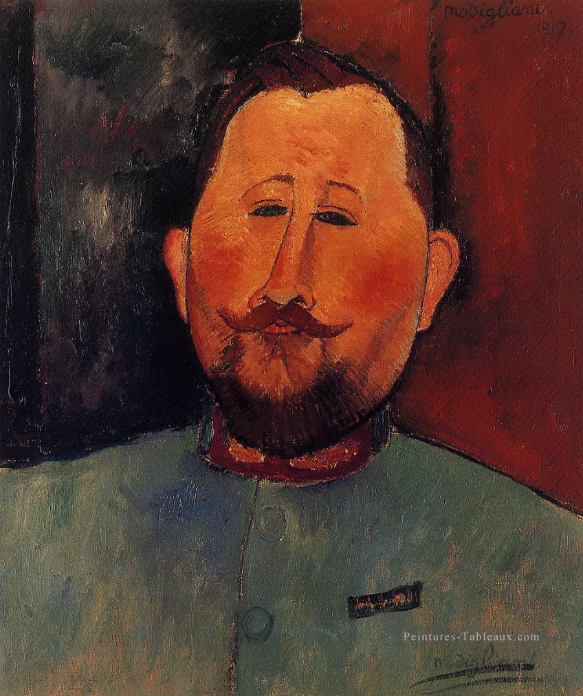 portrait du docteur devaraigne 1917 Amedeo Modigliani Peintures à l'huile
